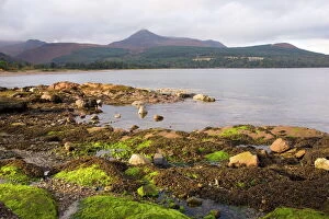Images Dated 8th October 2008: View across Brodick Bay to Goatfell, Brodick, Isle of Arran, North Ayrshire