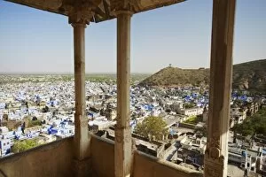 Images Dated 23rd April 2011: View of Bundi from Bundi Palace, Bundi, Rajasthan, India, Asia