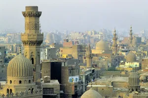 Cultural Exploration Prints: View over Cairo from the Blue Mosque, Cairo, Egypt, North Africa, Africa