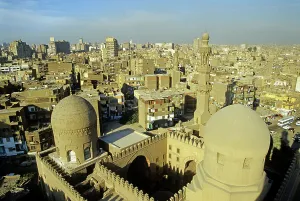 Cultural Exploration Prints: View over Cairo from the Blue Mosque, Cairo, Egypt, North Africa, Africa