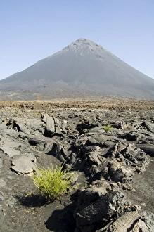 Pico De Fogo Prints: View from the caldera of the volcano of Pico de Fogo, Fogo (Fire), Cape Verde Islands