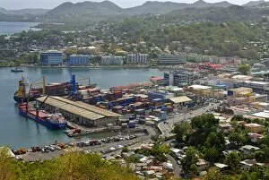 Images Dated 5th June 2007: View over Castries, St. Lucia, Windward Islands, West Indies, Caribbean, Central America