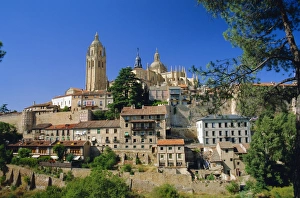Segovia Prints: View to the Cathedral