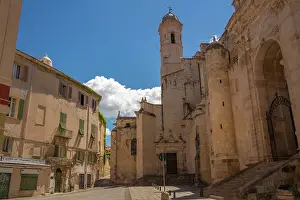 Bells Prints: View of Cathedral di San Nicola (Duomo) in Piazza Duomo in Sassari