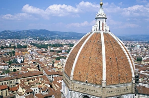View of cathedral dome (Duomo)