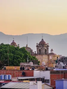 Silhouettes Prints: View towards the Cathedral of Our Lady of the Assumption at dawn