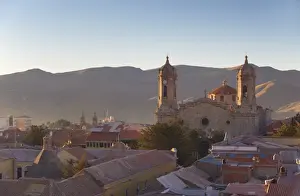 Potosi Prints: View of Cathedral, Potosi, UNESCO World Heritage Site, Bolivia, South America