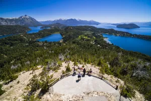 Argentinean Culture Prints: View from Cerro Campanario (Campanario Hill), San Carlos de Bariloche, Rio Negro Province