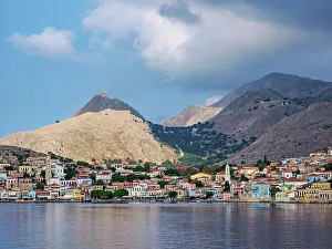 Chalki Prints: View towards the Chalki Village