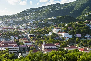 Charlotte Amalie Prints: View over Charlotte Amalie, capital of St. Thomas, US Virgin Islands, West Indies