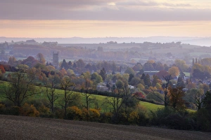 View over Chipping Campden in autumn, Chipping Campden, Cotswolds, Gloucestershire View over Chipping Campden in autumn, Chipping Campden, Cotswolds, Gloucestershire