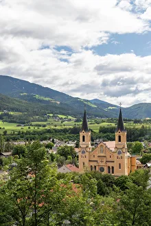 Bells Prints: View to the Church of the Assumption of Mary