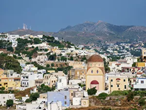 Agia Marina Prints: View towards the Church of Christ