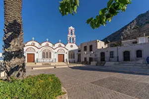 Courtyard Prints: View of the Church of the Metamorphosis of the Savior in Piskopiano village
