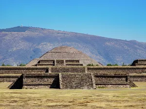 Ceremonial Prints: View over the Citadel towards the Pyramid of the Sun, Teotihuacan, Mexico State, Mexico