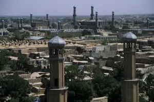 Herat Prints: View from the Citadel (Qala-i-Ikhtiyar-ud-din) with the Friday Mosque