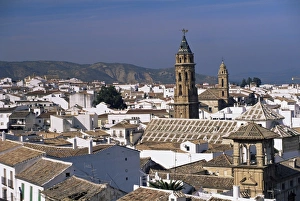 San Sebastian Prints: View of city from castle walls