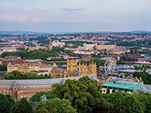 Ferris Wheel Prints: View towards the City Hall and Cathedral Church of the Holy and Undivided Trinity