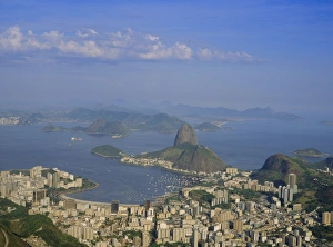 Sugar Loaf Prints: View over city, including Sugar Loaf, Rio de Janeiro, Brazil