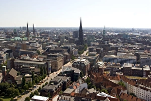 A view over the city from Michaeliskirche