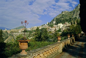 Patio Prints: View over city from the public gardens