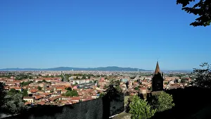 Piedmont Prints: View of the City of Turin from the Castle of Rivoli (Castello di Rivoli)