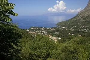 Images Dated 1st August 2011: View of the coast, Maratea, Tyrrhenian Sea, Basilicata, Italy, Europe