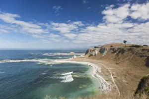 Canterbury Prints: View over the coastline of the Kaikoura Peninsula from the Kaikoura Peninsula Walkway