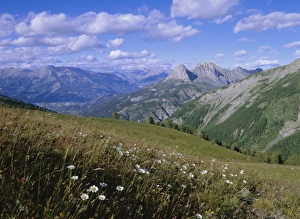 View from Col d Allos, Parc National du Mercantour, near Barcellonette