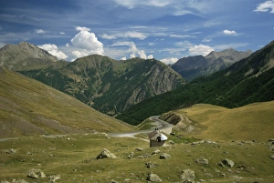 View from the Col de Vars, near Barcelonnette, Haute-Alpes, French Alps