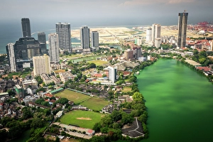 Commercial Prints: View over Colombo from the Lotus Tower, Colombo, Sri Lanka