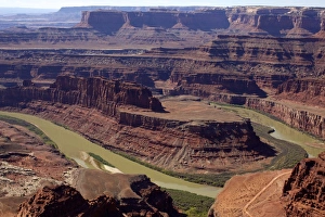 High Angles Prints: View over the Colorado River, Utah, United States of America, North America
