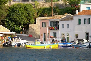Waterfronts Prints: View across the colourful harbour