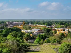 Yucatan Prints: View towards the Convent of San Antonio de Padua, Izamal, Yucatan State, Mexico
