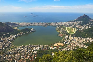 Stereotypically Brazilian Prints: View from the Corcovado over Ipanema