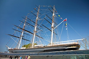 Greenwich Prints: View of the Cutty Sark after restoration