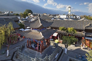 Pavilion Prints: View of Dali, Yunnan, China, Asia