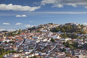 Diamantina Prints: View of Diamantina, UNESCO World Heritage Site, Minas Gerais, Brazil, South America