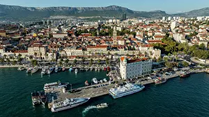 Public Prints: View of Diocletians Palace and the cityscape of Split