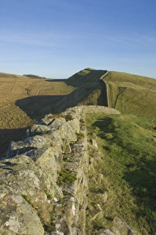 Northumbria Prints: View east to Kings Hill, Hadrians Wall