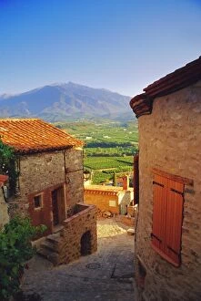 Images Dated 30th July 2008: View from Eaus village of Mont Canigou, Pyrenees-Orientale, Languedoc-Roussillon