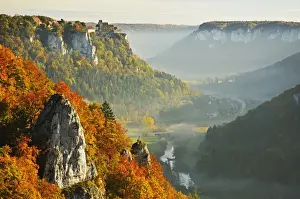 Ethereal Prints: View from Eichfelsen near Irndorf of Donautal (Danube valley)