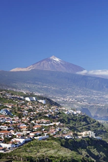 Tenerife Prints: View from El Sauzal to Puerto de la Cruz and Pico del Teide, Tenerife, Canary Islands