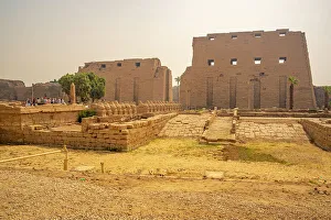 Deserts Prints: View of the entrance to Karnak Temple Complex