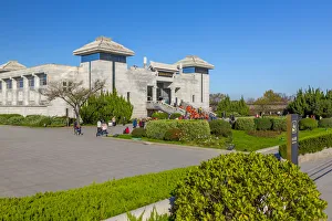 Xian Prints: View of entrance to Terracotta Warriors Tomb Museum, Xi an, Shaanxi Province