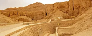 Deserts Prints: View of entrances to various tombs