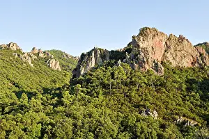 Provencal Prints: View of Esterel Massif from Vallon de Saint-Jean in Provence-Alpes-Cote dAzur region
