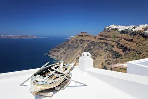 Cyclades Prints: View from Firostefani to Imerovigli