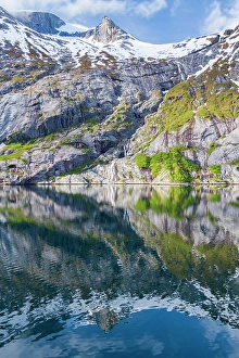 Nordland Prints: View from the fjord Meljorden in Rodoy municipality, Nordland, Norway
