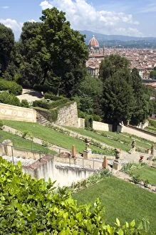 Images Dated 28th June 2009: View out over Florence from the Bardini Garden, The Bardini Garden, Florence (Firenze)